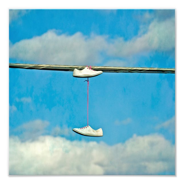 Impression Photo Une marche dans les nuages (Devant)