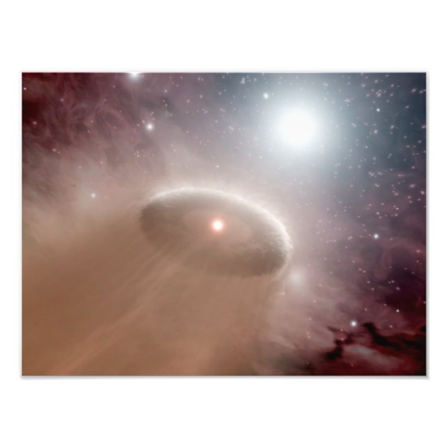 Impression Photo Une O-star juste derrière une jeune étoile glacièr (Devant)