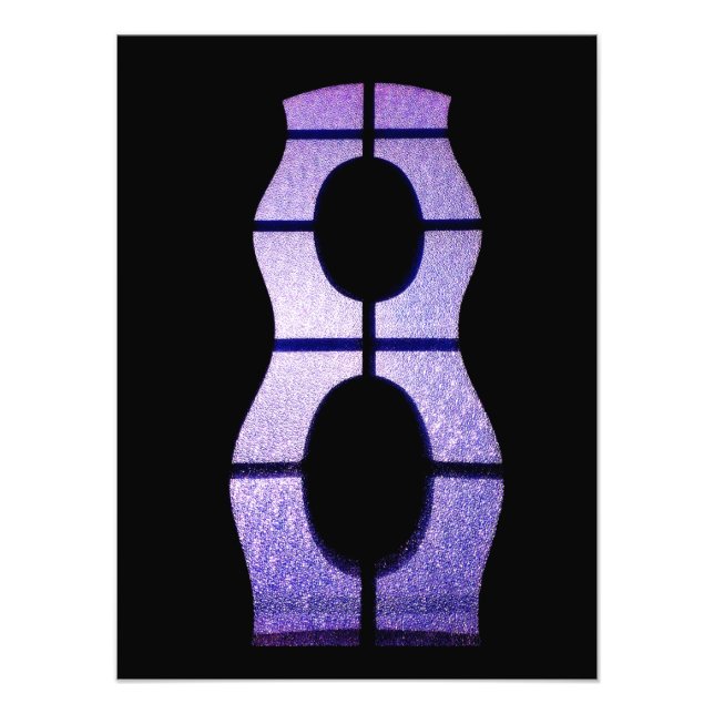 Impression Photo Une vision violette (Devant)