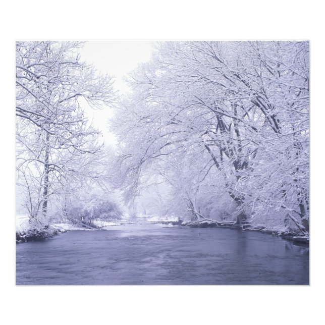 Impression Photo USA, Kentucky, Louisville. Neige (Devant)