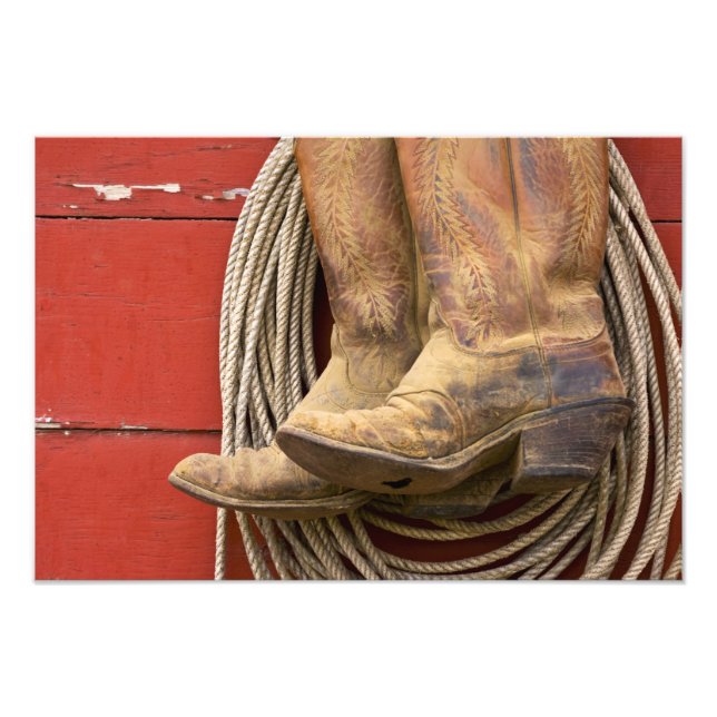 Impression Photo USA, Oregon, Seneca, Ponderosa Ranch. De près (Devant)