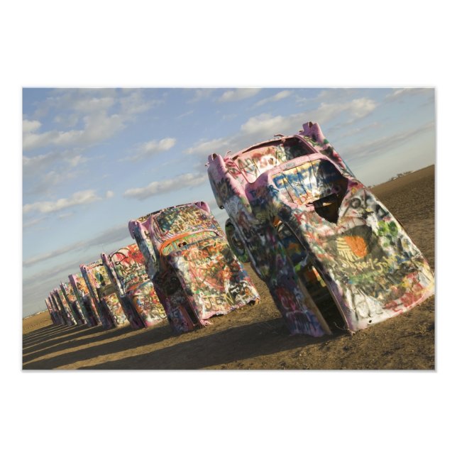 Impression Photo USA, TEXAS, Panhandle Area, Amarillo : Cadillac (Devant)