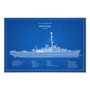 Impression Photo USCG Cutter Spencer wpg-36 - ABD