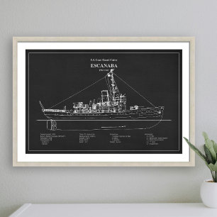 Impression Photo USCGC Escanaba wpc-77 - PD