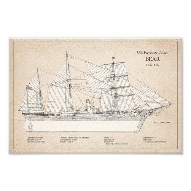 Impression Photo USCGRC USRC Bear - SBD (Devant)