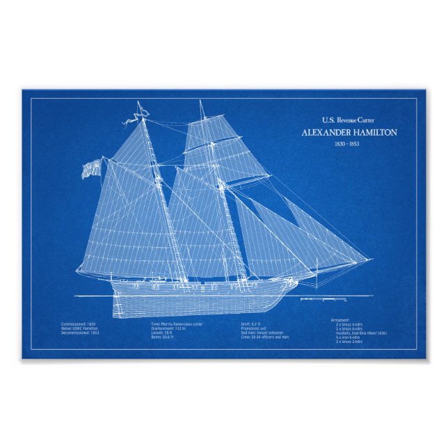 Impression Photo USRC Alexander Hamilton - ABD (Devant)