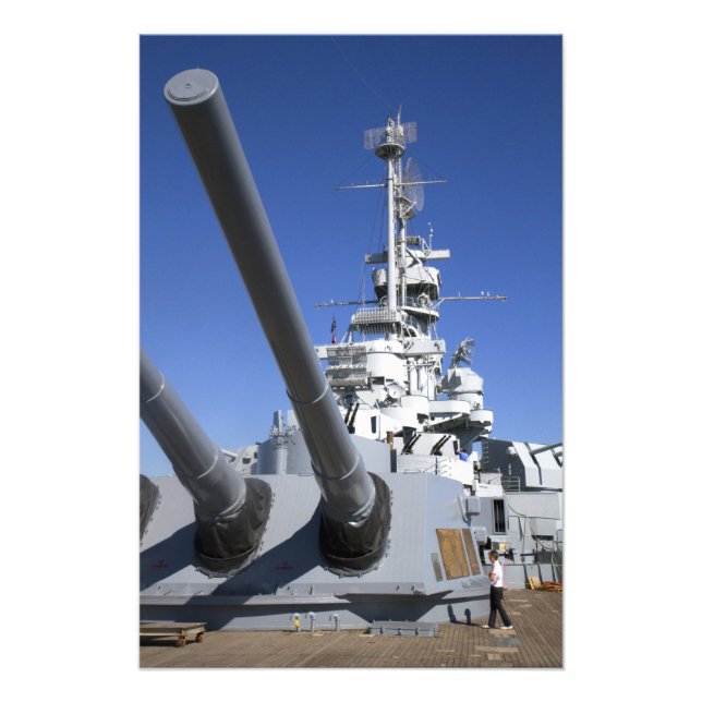 Impression Photo USS Alabama Battleship au Battleship Memorial (Devant)