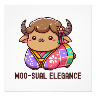 Impression Photo Vache en élégance dans les Highland