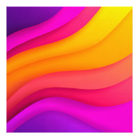 Vagues arc-en-ciel magenta