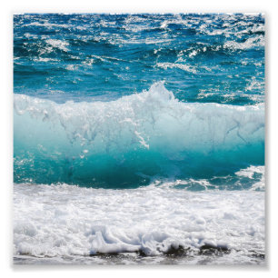 Impression Photo Vagues de l'océan en été