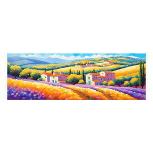 Impression Photo Vallée Florale Paysage de Provence