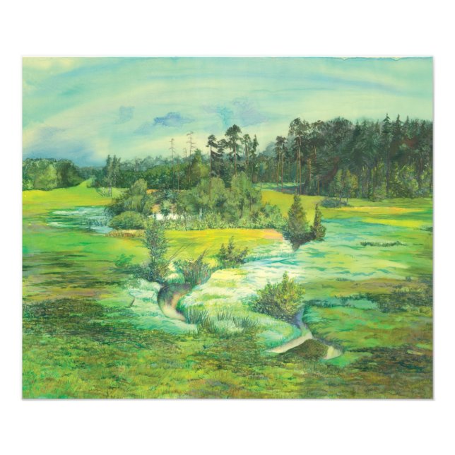 Impression Photo vallée verte (Devant)