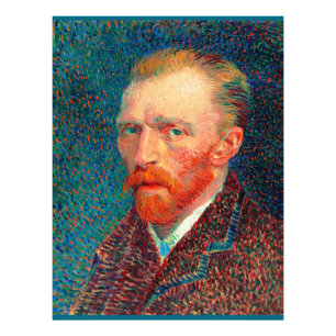 Impression Photo Van Gogh - Autoportrait, 1887, Vincent van Gogh,