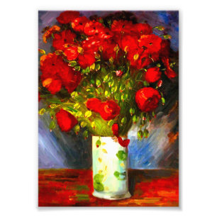 Impression Photo Van Gogh Red Poppies