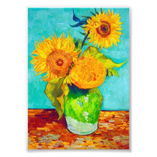 Impression Photo Van Gogh Sunflowers (Devant)
