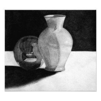 Impression Photo Vase avec sphère