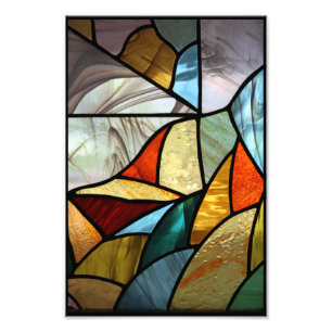 Impression Photo Verre multicolore Abstrait