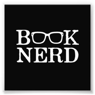 Impression Photo Verres ringards nerd de livre