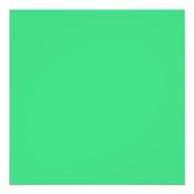 Impression Photo Vert androïde (couleur solide) (Devant)