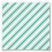 Vert Menthe Blanc Fleur De Lis Pastel Délicat
