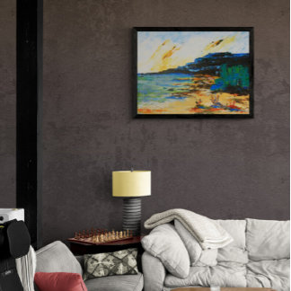 Impression Photo Vibrant Coastal Landscape