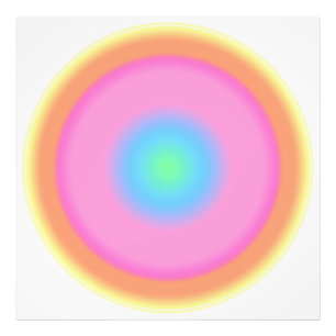 Impression Photo Vibrations positives - Dégradé coloré