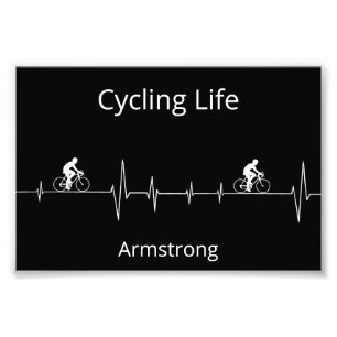 Impression Photo Vie cyclable, Heartbeat personnalisable