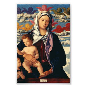 Impression Photo Vierge à l'Enfant de Bellini Haute-Fidélité Beaux-