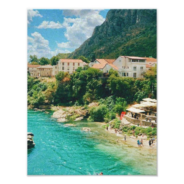 Impression Photo Ville de Mostar - Bosnie-Herzégovine (Devant)