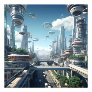 Impression Photo Ville futuriste