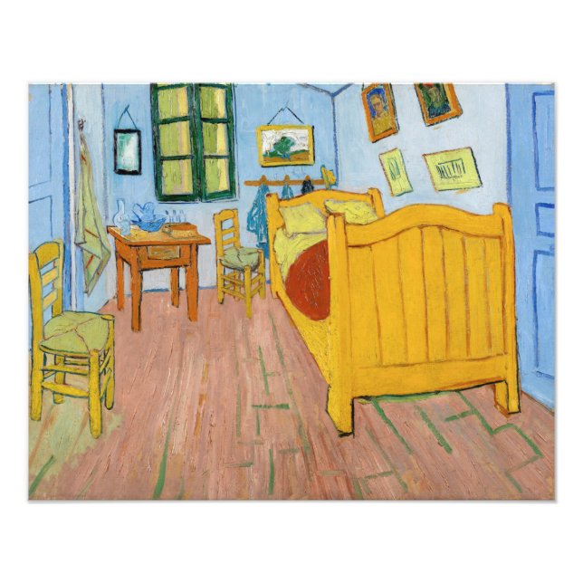 Impression Photo Vincent Van Gogh - Chambre de Vincent à Arles (Devant)