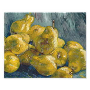 Impression Photo Vincent Van Gogh - La vie morte avec les poires,
