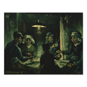 Impression Photo Vincent van Gogh - Les mangeurs de pommes de terre