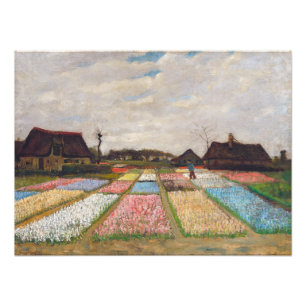 Impression Photo Vincent van Gogh - Lits à fleurs en Hollande