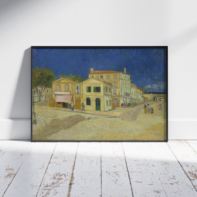 Impression Photo Vincent Van Gogh, Maison Jaune, Rue (Créateur téléchargé)