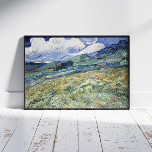 Impression Photo Vincent Van Gogh, Paysage de Saint-Rémy