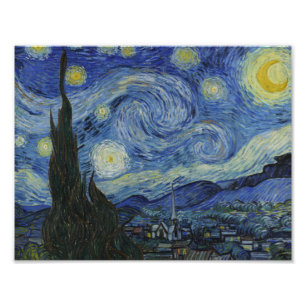 Impression Photo Vincent van Gogh - Starry Night