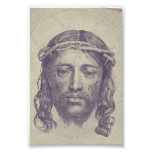 Impression Photo Visage du Christ sur le voile de Sainte Véronique