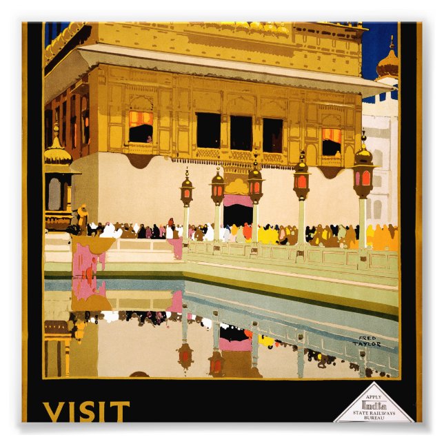 Impression Photo Visite de l'Inde (Devant)