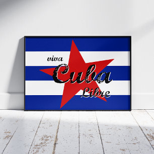 Impression Photo Viva Cuba Libre, La Havane, Fidel Castro, Che Guev