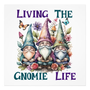 Impression Photo Vivre la vie de gnome