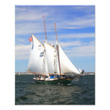Voile de réglage de la goéllette