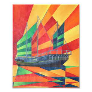 Impression Photo Voilier Away Junk Plaisir Bateau