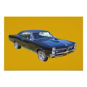 Impression Photo Voiture à muscles Pontiac GTO 1967