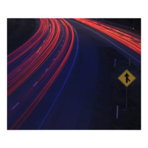 Impression Photo Voiture Traces de signalisation