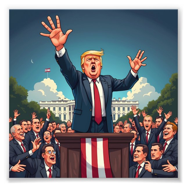 Impression Photo Vote Donald Trump (Devant)