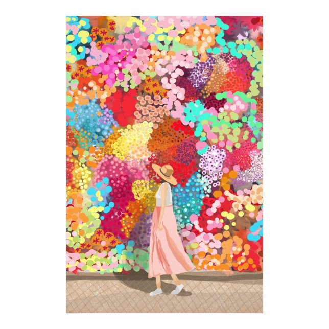 Impression Photo Voyage fille coloré (Devant)