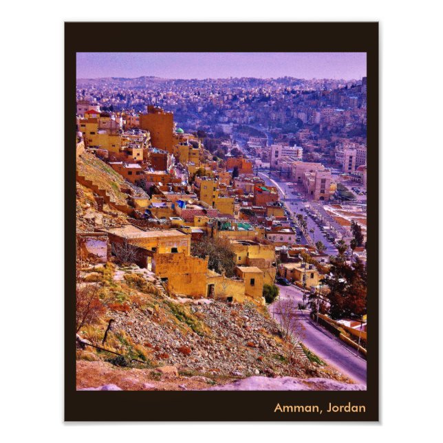 Impression Photo Vue Amman (Devant)