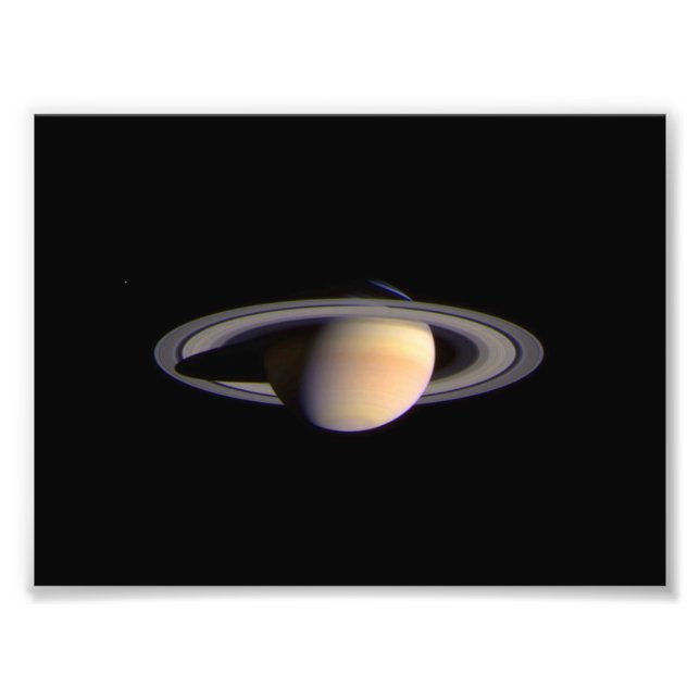 Impression Photo Vue de Cassini de Saturn Space NASA (Devant)