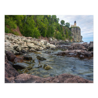 Impression Photo Vue éloignée du phare de Split Rock